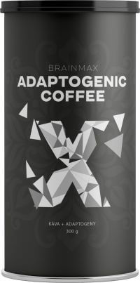 BrainMax Adaptogenic Coffee, Instantní BIO káva s adaptogeny, 300g